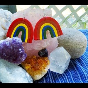 Rainbow earrings